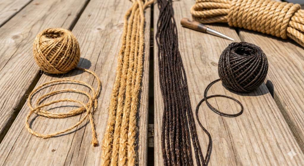 Terred Rope Manila Twine & Tarred Marline Singapore | Marine Cord | C&C