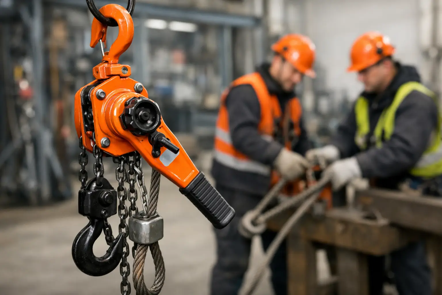 Lever Hoist for Rigging Selection and Safe Use