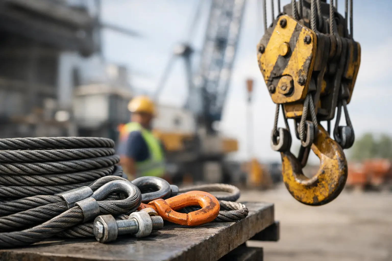 Wire rope selection guide for safe lifting