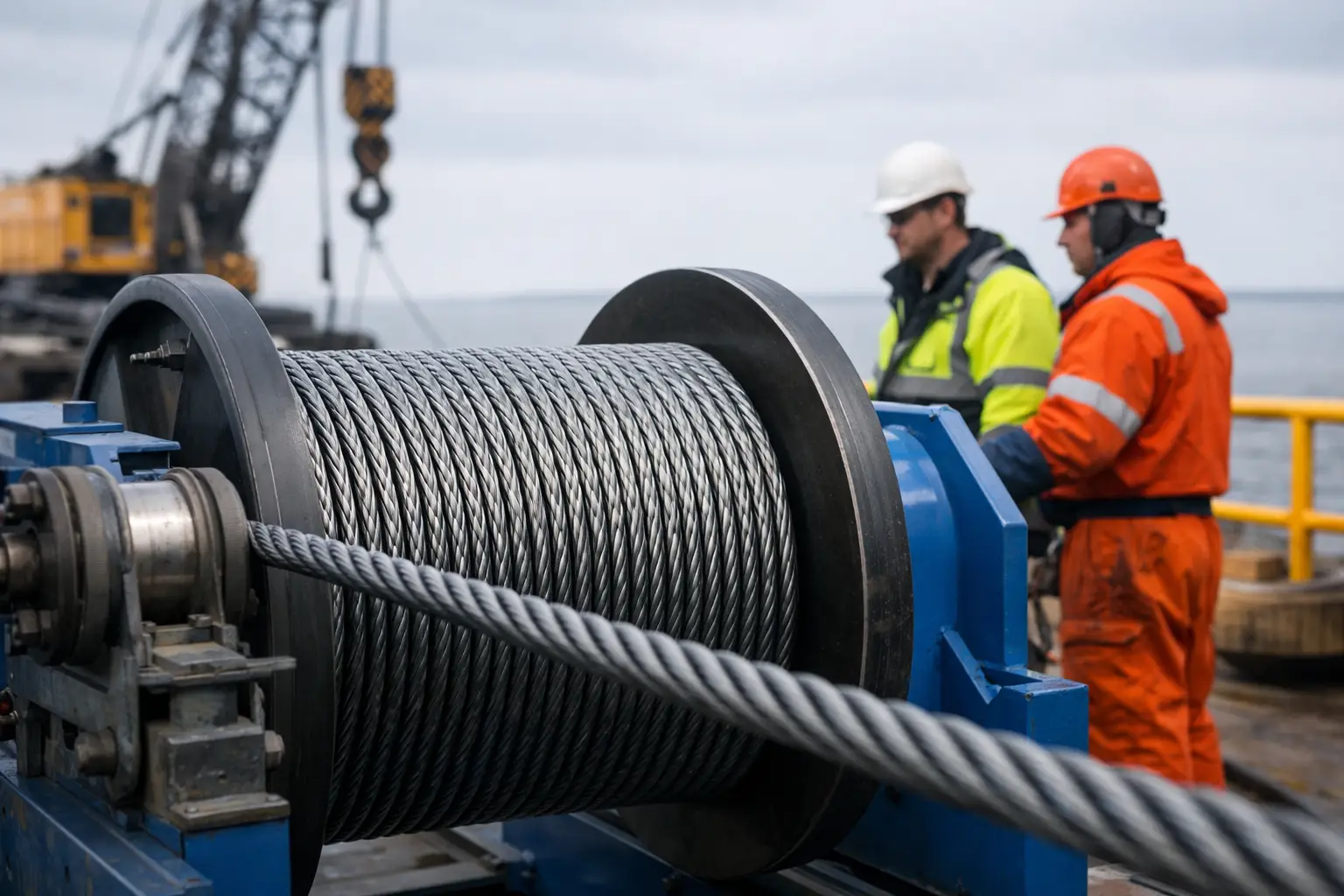 Wire rope spooling service for safer deployment