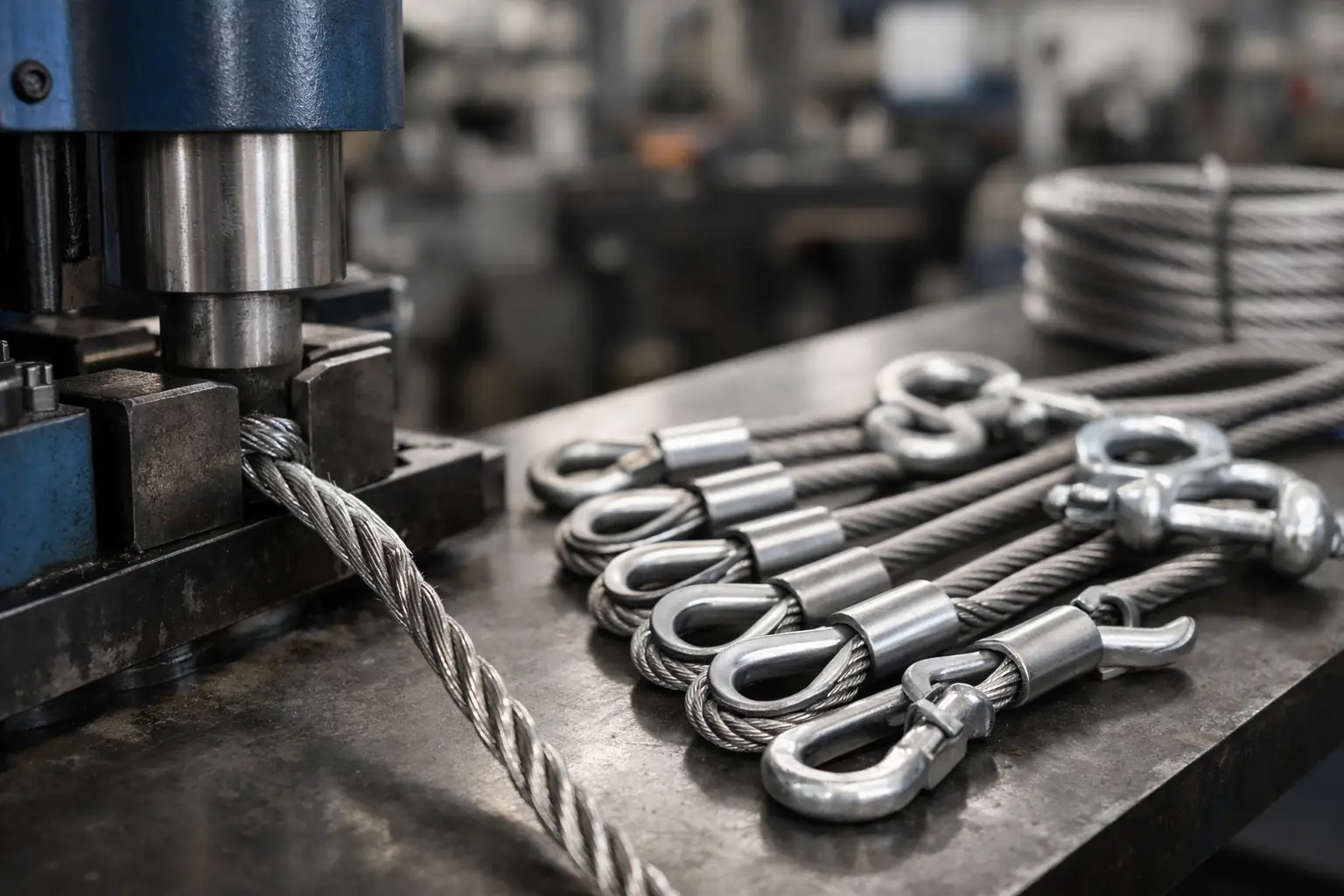 Wire rope swaging services for job-ready assemblies