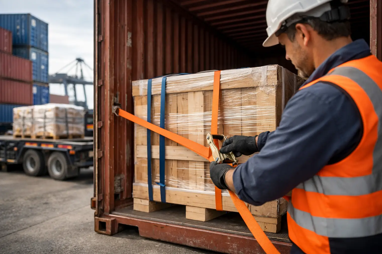 Best cargo lashing practices for safe transit
