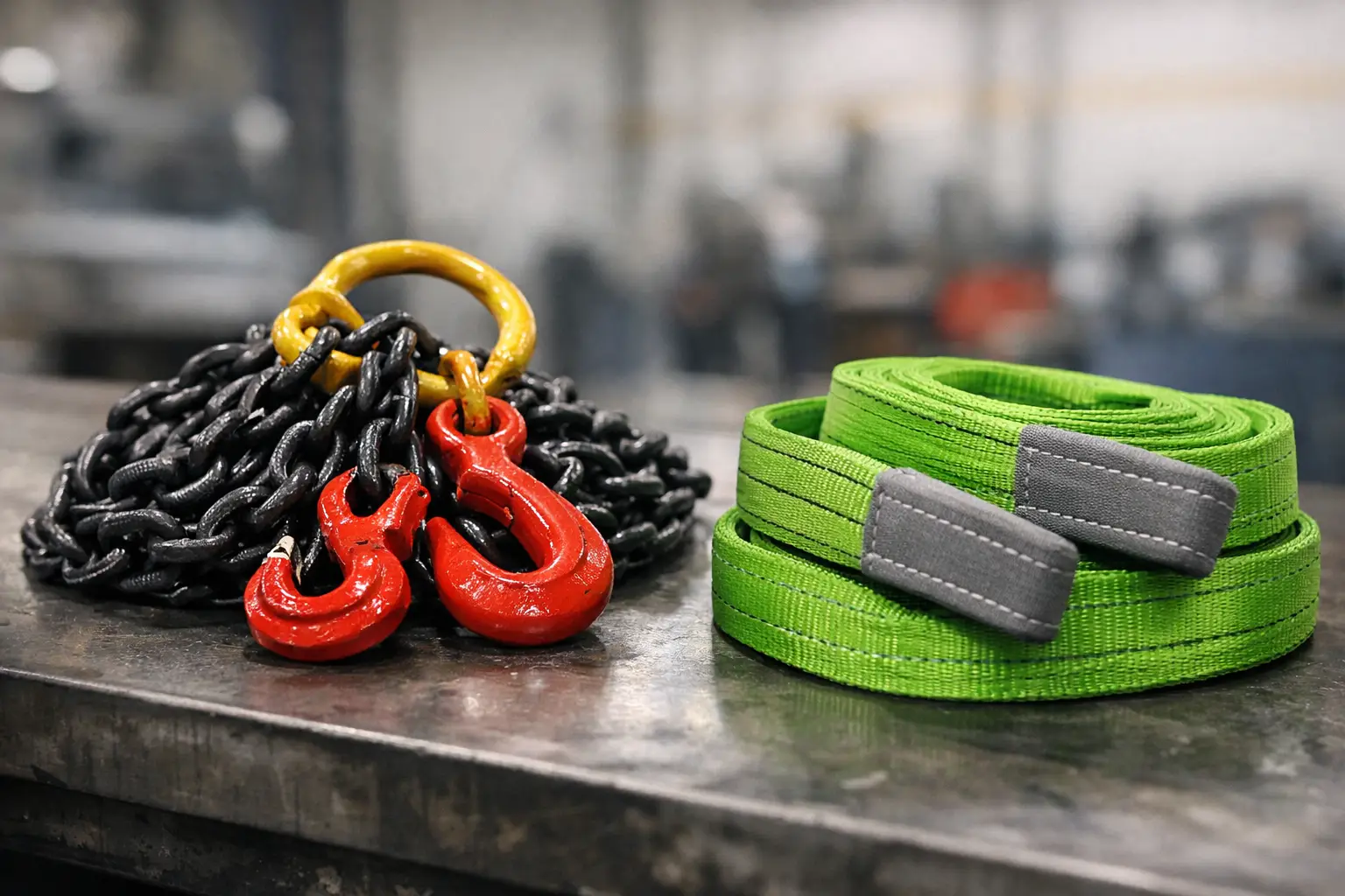 Chain sling versus web sling: which fits?