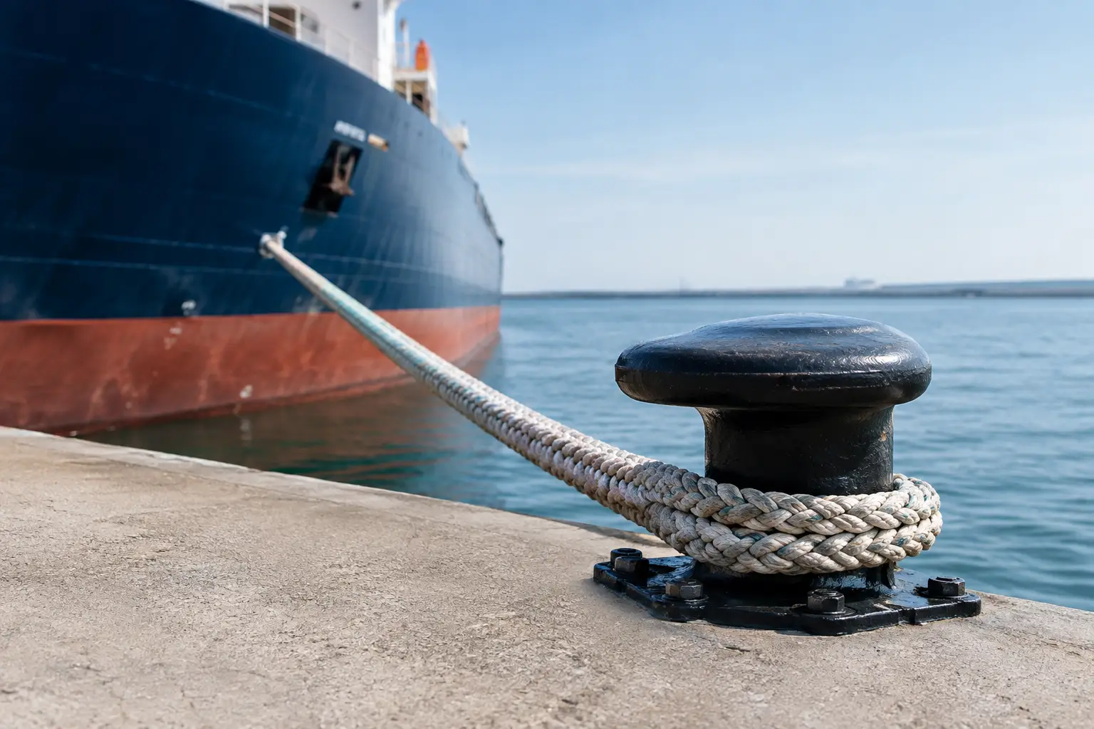 A vessel mooring upgrade example that holds up