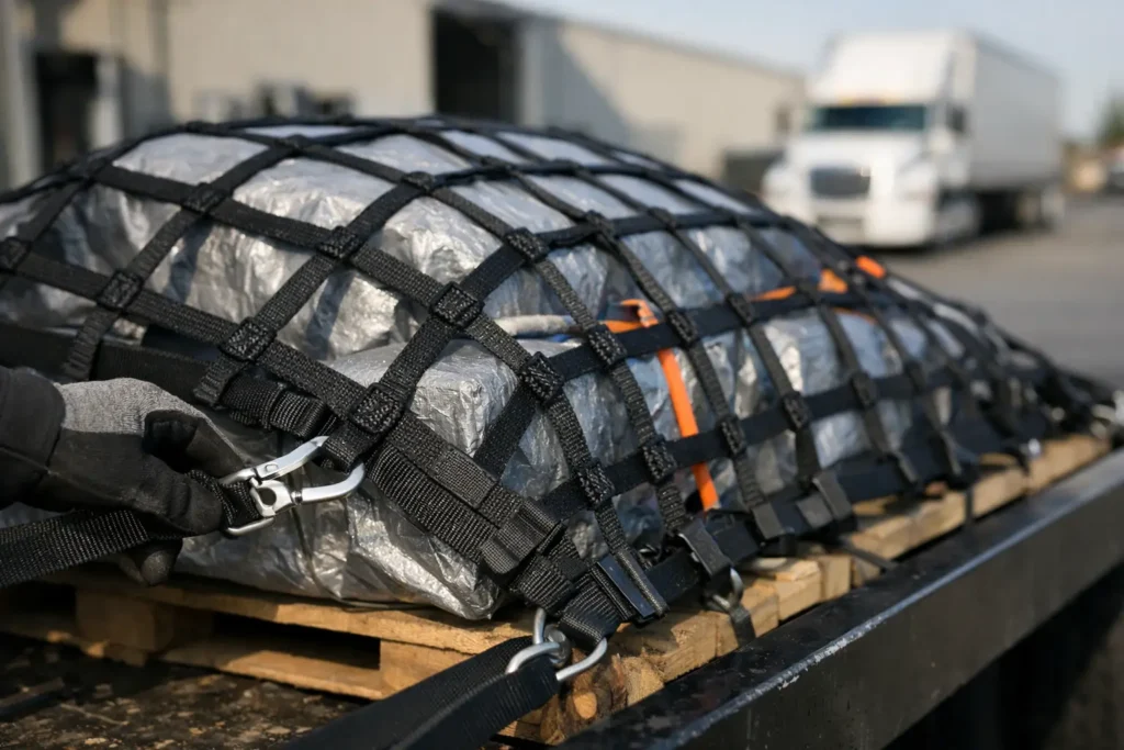 Custom cargo net fabrication for secure loads 5 Custom cargo net fabrication for secure loads