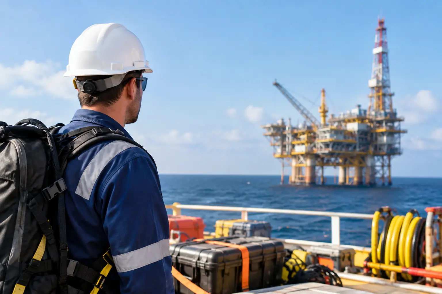 Offshore mobilization starts with ready gear